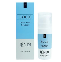 Composition for lamination of eyelashes and eyebrows Lendi "Lash & Brow New Look" / 02 LOCK, (JAR, 10 ml)