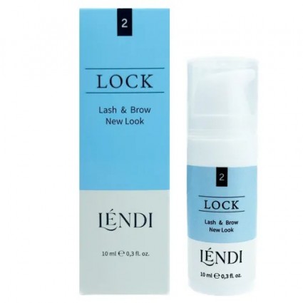 Склад для ламінування вій та брів Lendi  Lash   Brow New Look  / 02 LOCK, (БАНОЧКА, 10 мл)