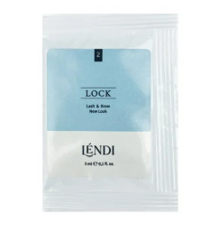 Composition for lamination of eyelashes and eyebrows Lendi "Lash & Brow New Look" / 02 LOCK, (SASHET, 3 ml)