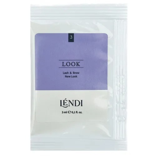 Склад для ламінування вій та брів Lendi  Lash   Brow New Look  / 03 LOOK, (САШЕ, 3 мл)