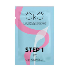 Composition for lamination of eyelashes and eyebrows OKO / STEP 1 LIFT (sachet 1 ml)