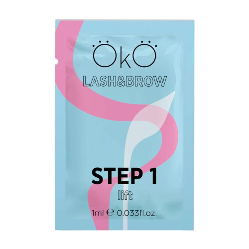 Kompozycja do laminowania rzęs i brwi OKO / STEP 1 LIFT (saszetka 1 ml)