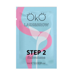 Composition for lamination of eyelashes and eyebrows OKO / STEP 2 FIX (sachet 1 ml)