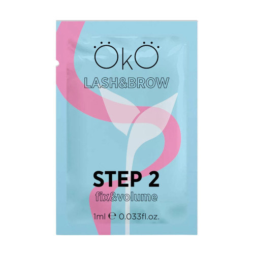 Kompozycja do laminowania rzęs i brwi OKO / KROK 2 FIX (saszetka 1 ml)