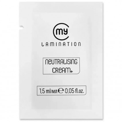 Склад для ламінування вій My Lamination - №2 Neutralising Cream + (біле саше 1,5 мл)