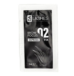 Kompozycja do laminowania rzęs z aloesem Dalashes BROW FOCUS / nr 02 Fix, saszetka 1 ml