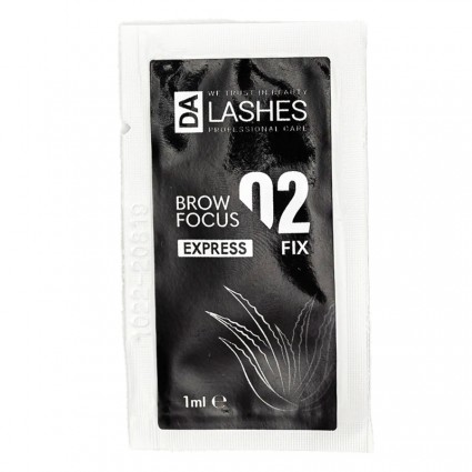 Состав для ламинирования ресниц с алоэ Dalashes BROW FOCUS / №02 Fix, саше 1 мл