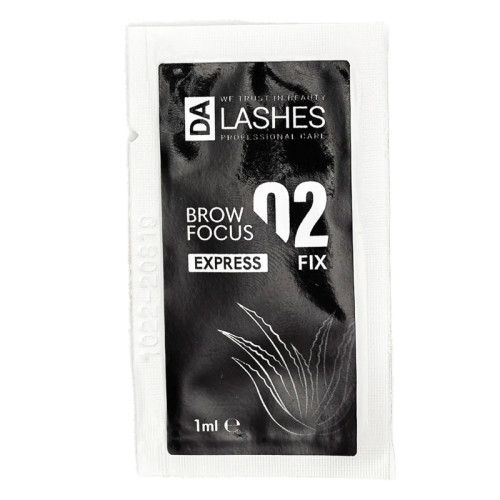 Состав для ламинирования ресниц с алоэ Dalashes BROW FOCUS / №02 Fix, саше 1 мл