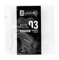 Склад для ламінування вій з алое Dalashes BROW FOCUS / №03 Keratin Lock, саше 1 мл