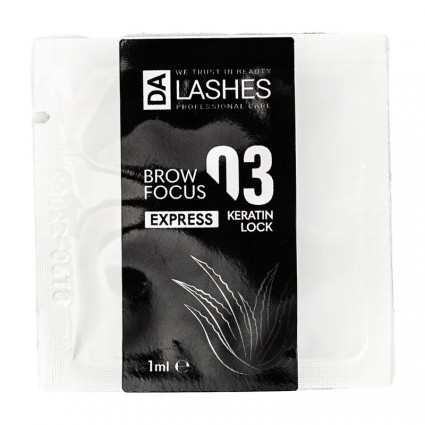 Состав для ламинирования ресниц с алоэ Dalashes BROW FOCUS / №03 Keratin Lock, саше 1 мл