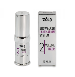Skład laminujący ZOLA - 02 Volume Fixer - SZARY słoik, 10 ml