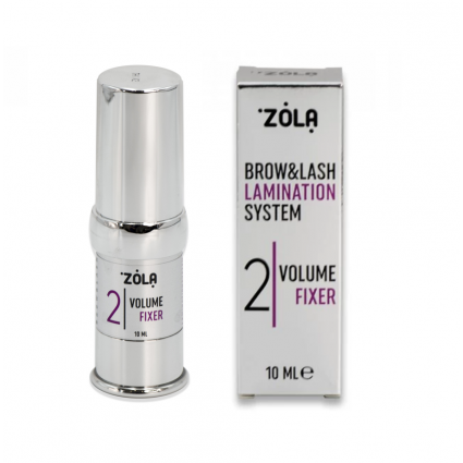 Склад для ламінування ZOLA - 02 Volume Fixer - СІРА баночка,10 мл