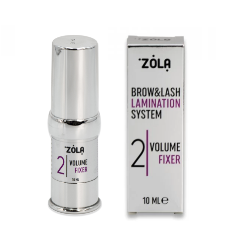 Склад для ламінування ZOLA - 02 Volume Fixer - СІРА баночка,10 мл