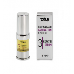 Склад для ламінування ZOLA - 03 Keratin Serum - СІРА баночка, 10 мл