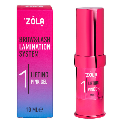 Lamination composition ZOLA / Color Lab / 01 Lifting Pink Gel, 10 ml / rose-blue box