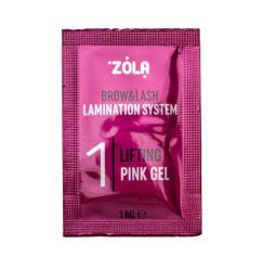 Skład laminacji ZOLA / Color Lab - 01 Lifting Pink Gel - saszetka, 1 ml
