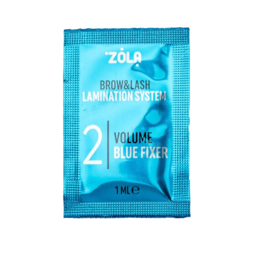 Состав для ламинирования ZOLA - Color Lab - 02 Volume Blue Fixer - саше, 1 мл