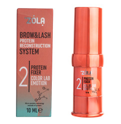 Skład laminacji ZOLA - Color Lab Emotion - 02 Protein Fixer, 10 ml (opakowanie pomarańczowo-niebieskie)