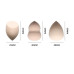 BeautyBlender Makeup Sponge in Bag - Orange Angled