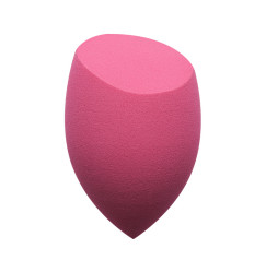 BeautyBlender Makeup Sponge in Bag - Raspberry Angled
