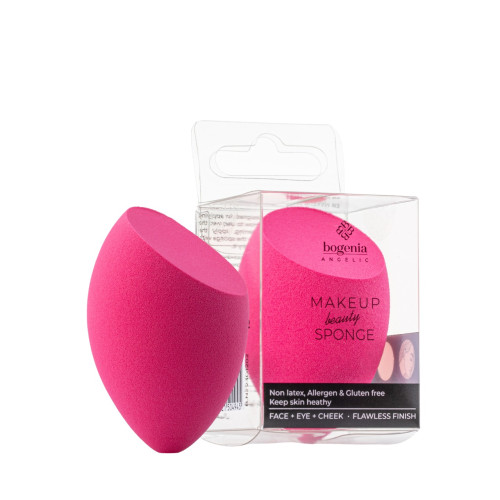 Bogenia Makeup Sponge (BG326 #002) - Raspberry Angled