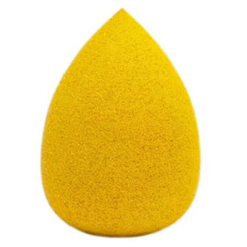 Makeup sponge super soft ZOLA / yellow with glitter drop