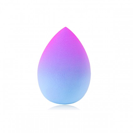 Спонж для макіяжу BeautyBlender у пакеті - крапля градієнт фіолетово-блакитний