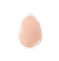 Спонж для макияжа BeautyBlender в пакете - капля оранжево-белый
