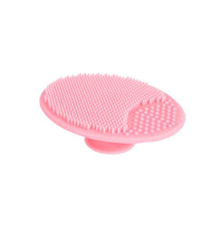 Silicone sponge for washing and facial massage - pink