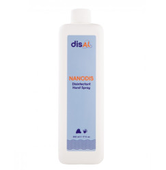 DisAL NANODIS Moisturizing Hand Disinfectant Spray, 500 ml