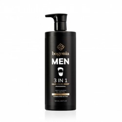 Средство 3 в 1 для мужчин Bogenia - Men 3 in 1 Hair Face Body Wash (BG450 №001), 500 мл