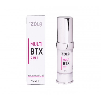 Засіб для брів та вій багатофункціональний Zola / Multi BTX 9 in 1 / БАНОЧКА, 15 мл