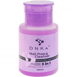 Засіб для дезінфекції та зняття липкого шару DNKa / Nail Prep & Cleanser 3 in 1, 150 мл