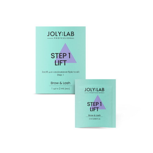 Eyebrow and eyelash lamination product JOLY:LAB / Step 1 Lift / sachet, 2 ml