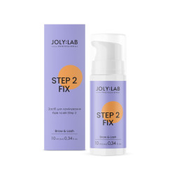 Засіб для ламінування брів та вій JOLY:LAB / Step 2 Fix / баночка, 10 мл