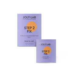 Засіб для ламінування брів та вій JOLY:LAB / Step 2 Fix / саше, 2 мл