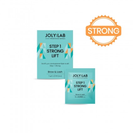 Засіб для ламінування брів та вій JOLY:LAB/STRONG Step 1 Lift/саше, 2 мл