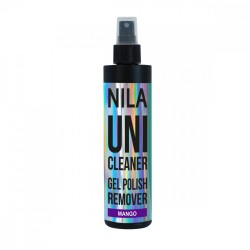 Средство для снятия гель-лака с распылителем Nila / Uni Cleaner Remover / Mango, 250 мл