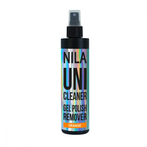 Засіб для зняття гель-лаку з розпилювачем Nila - Uni Cleaner Remover - Orange, 250 мл - УЦІНКА