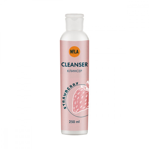 Засіб для зняття липкого шару Nila/Cleanser/Strawberry, 250мл