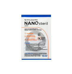 Uniwersalny koncentrat dezynfekujący NANOsteril STALEKS PRO / saszetka, 15 ml