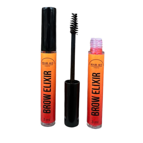 Moisturizing product for eyebrows and face MAR-KO - BROW ELIXIR, 3 ml (tube with brush)
