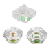 Glass cup with lid - chameleon