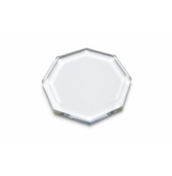 Glass palette, octagonal shape