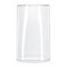 Glass palette for eyelash extensions, curved without markings