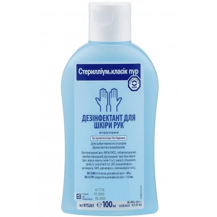 Sterillium classic pur Sterillium® classic pur (ready-to-use antiseptic), 100 ml
