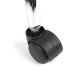Backless chair on wheels / white