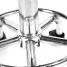 Backless chair on wheels / white