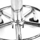 Backless chair on wheels / white