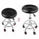Backless chair on wheels / black